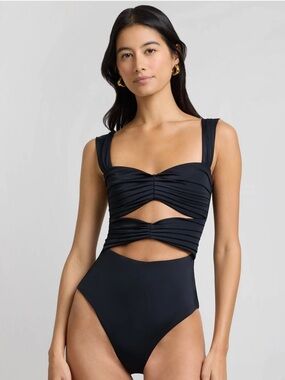 NWT ONIA Ariel One Piece Women’s Medium Black 7166